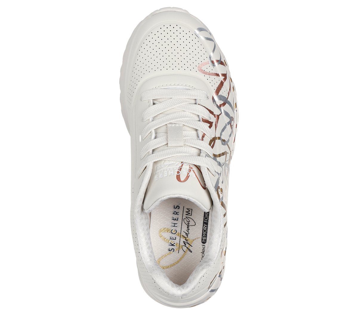 Skechers x JGoldcrown: UNO Lite - Metallic Love