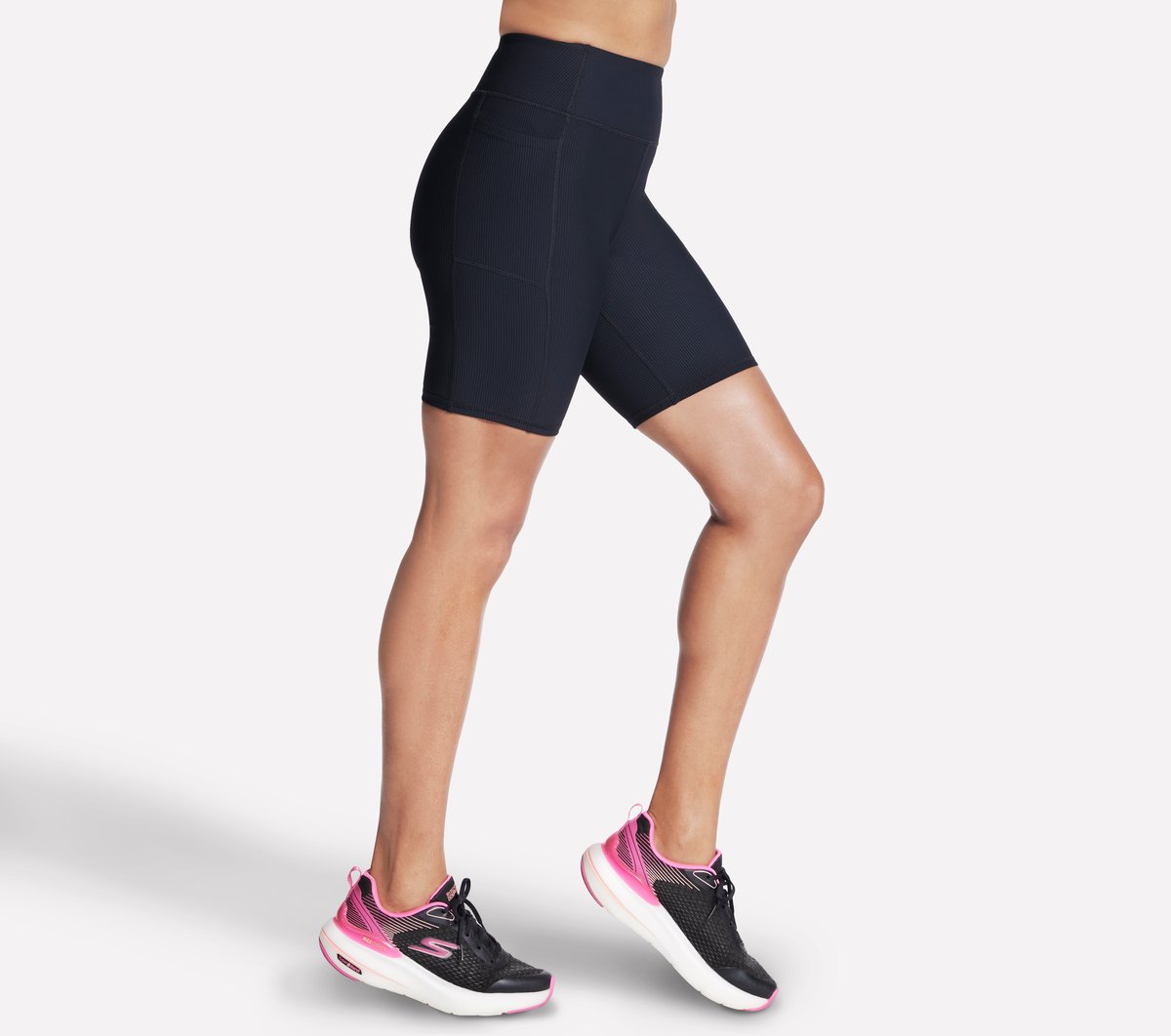 GO FLEX RIB High Waisted 8 Inch Bike Short