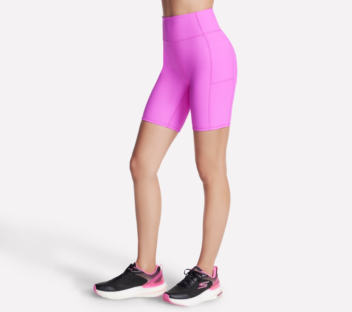 GO FLEX RIB High Waisted 8 Inch Bike Short