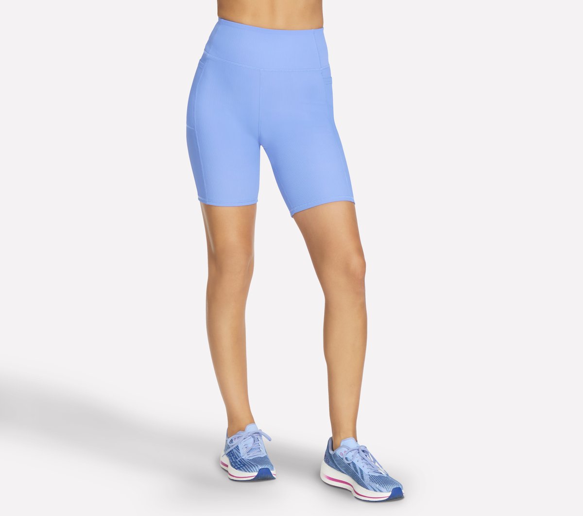GO FLEX RIB High Waisted 8 Inch Bike Short