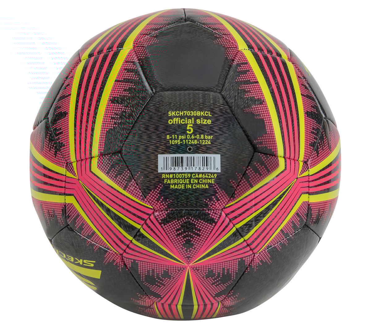 Hex Multi Mini Stripe Size 5 Soccer Ball