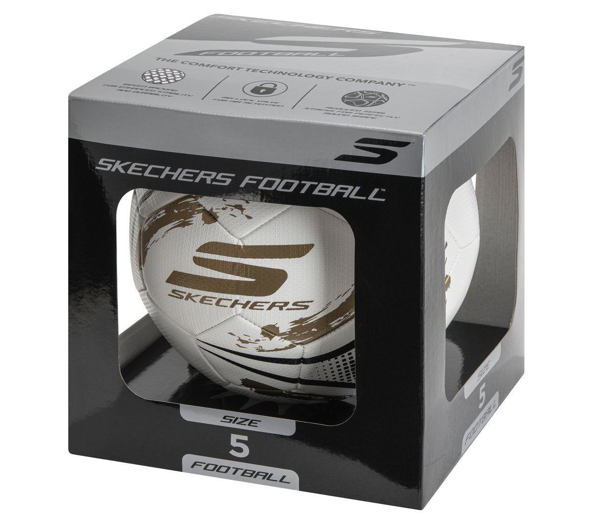 Hex Brushed Size 5 Soccer Ball
