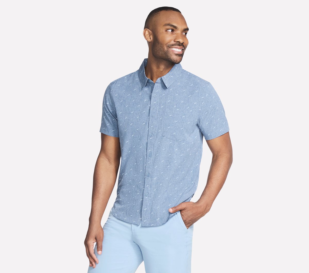 The GO WALK Air Printed Short Sleeve Shirt