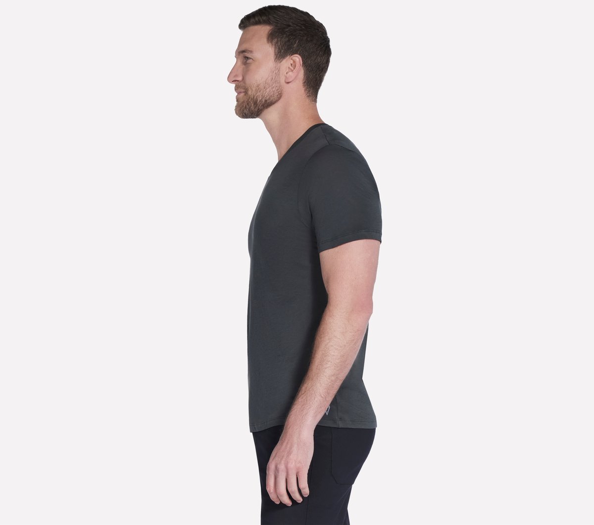 GO DRI Pima Short Sleeve V-Neck
