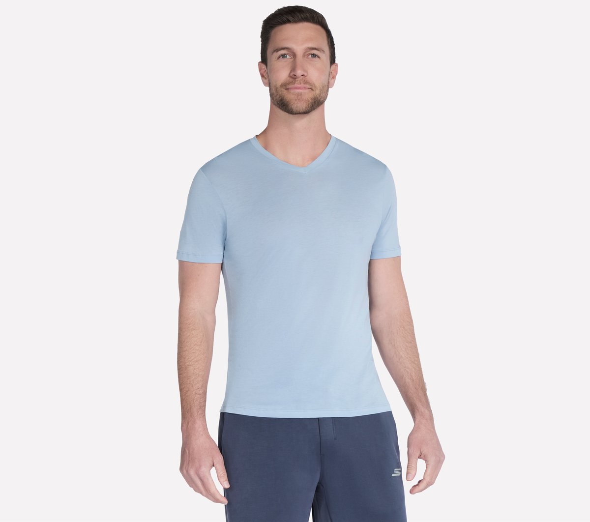GO DRI Pima Short Sleeve V-Neck