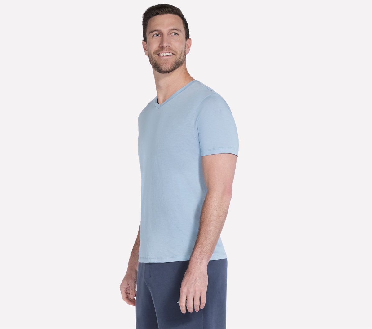 GO DRI Pima Short Sleeve V-Neck
