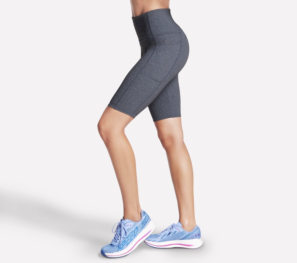 GO WALK High Waisted 10 Inch Bike Short