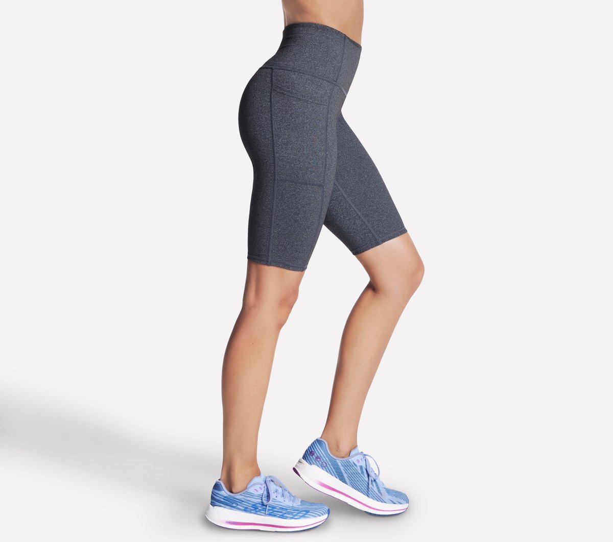 GO WALK High Waisted 10 Inch Bike Short