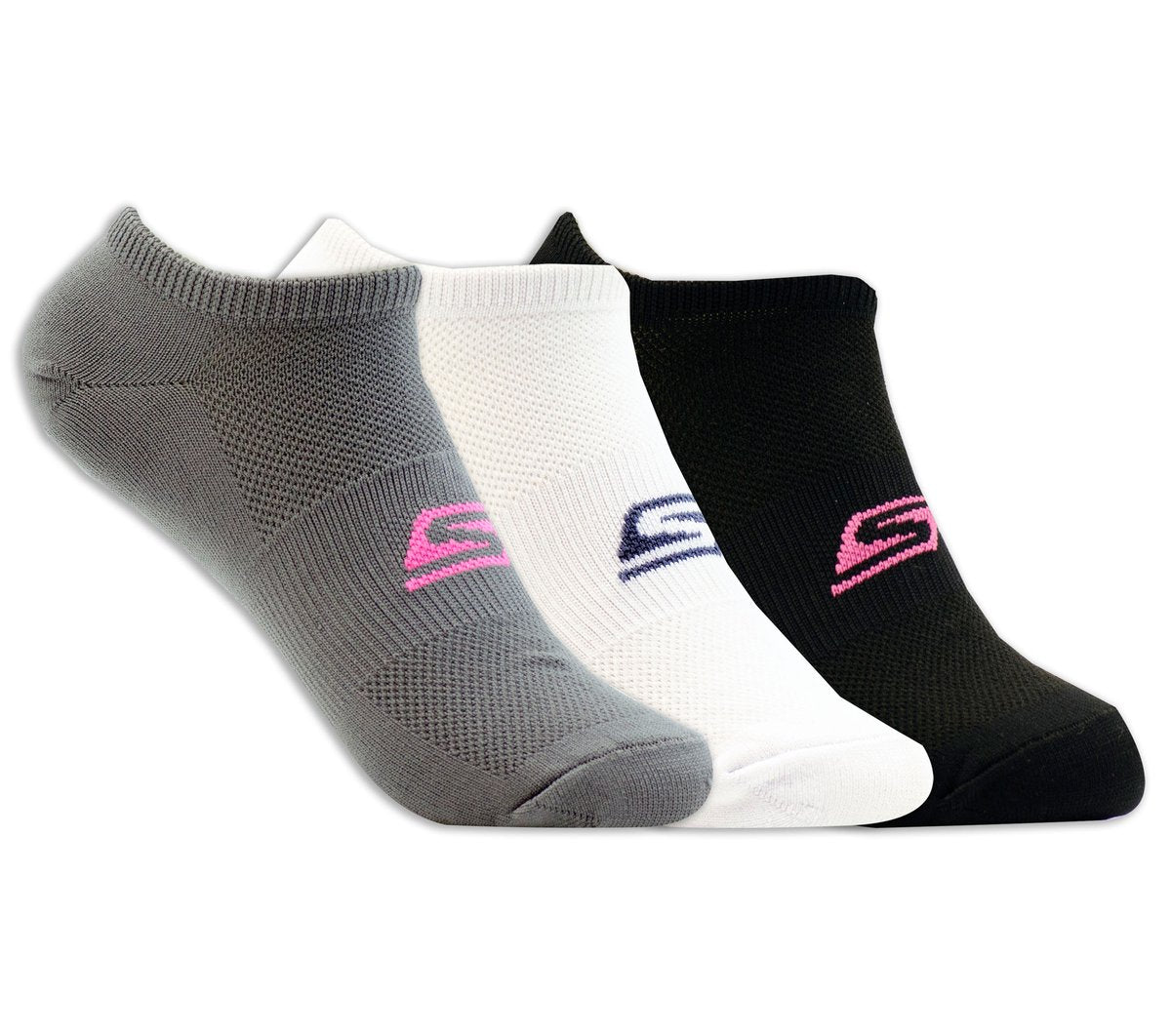 3 Pack No Show Stretch Socks