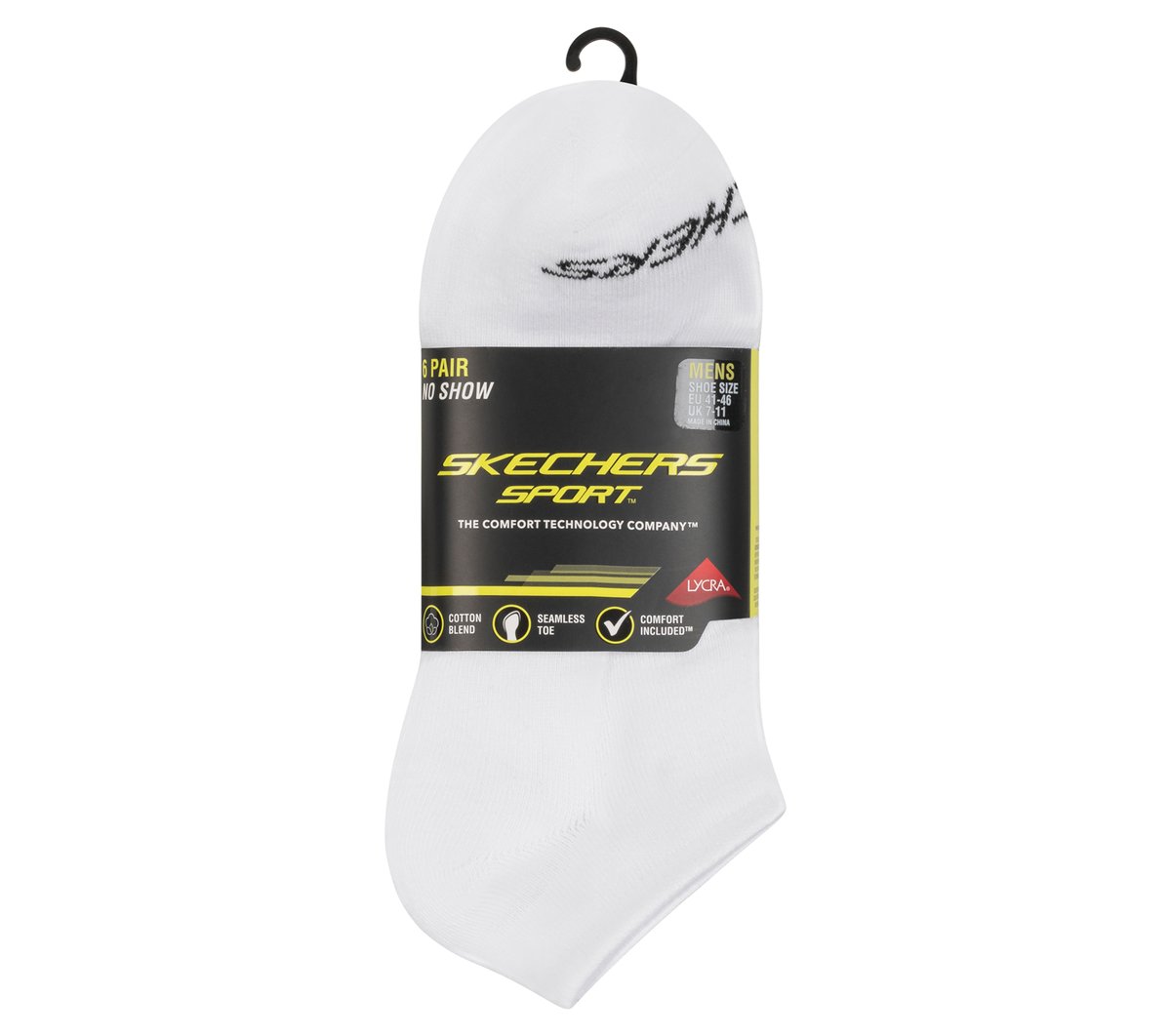 6 Pack Men's Cotton No Show Socks
